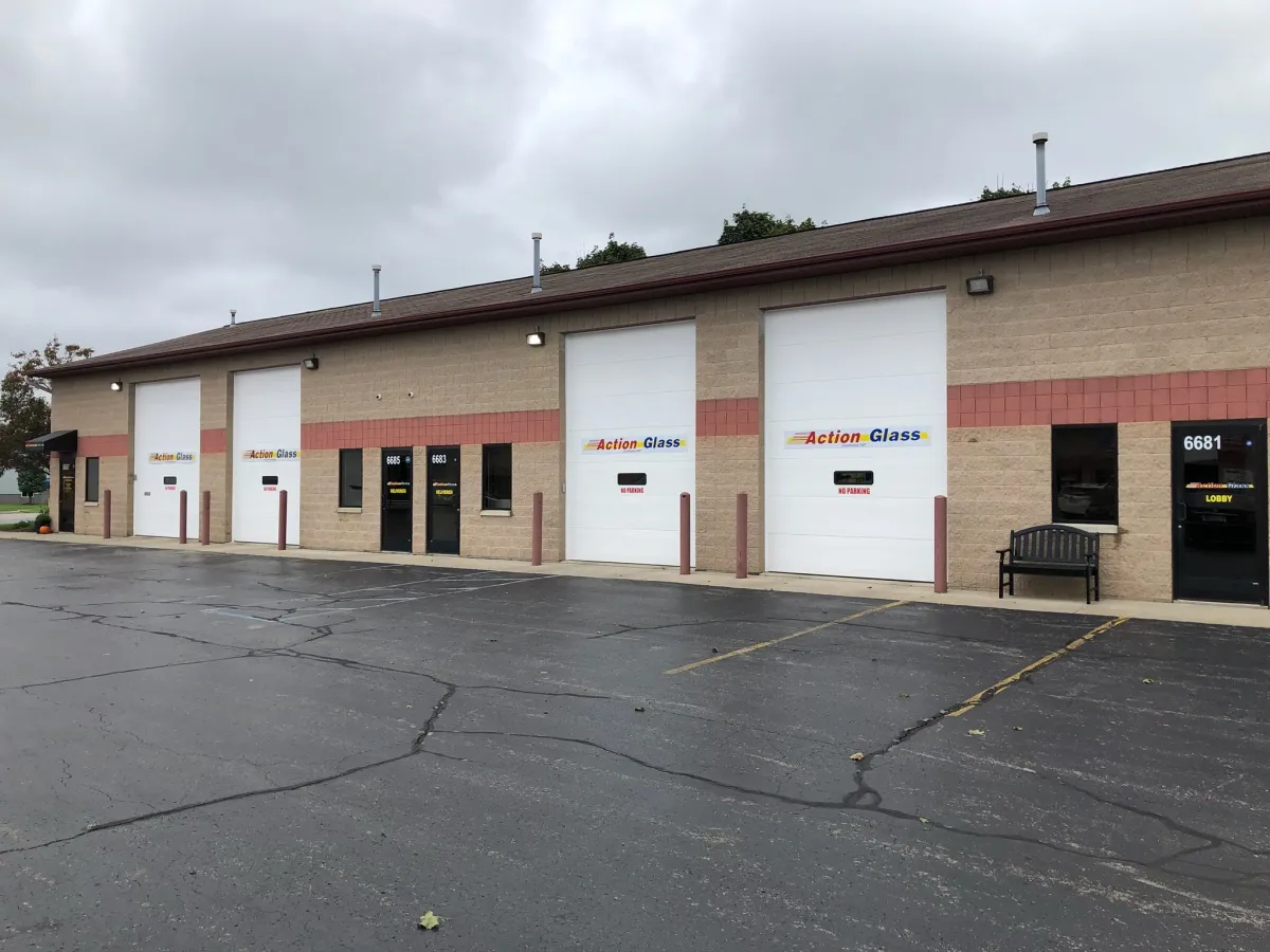 Action Glass shop bays at 6687 18th Ave. in Jenison